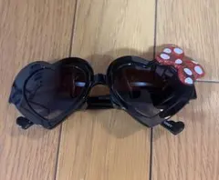 ミニーマウス ハート型サングラス