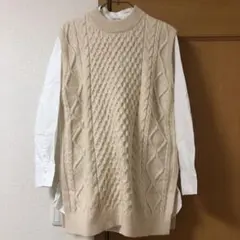 ニット セーター シャツ セット