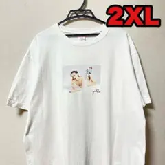 yahho yumi 半袖Tシャツ ホワイト 2XL