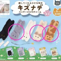 キズナデ　パッケージ入りチャーム　ハイネコ　サビネコ ハチワレ
