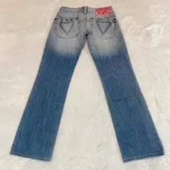 リプレイ ダメージ フレアデニム 刺繍 パンツ 花柄パッチ ボタンフライ W25のサムネイル