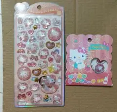 うるちゅるポップシール　キティ　ベビー　おはじきシール　キティ