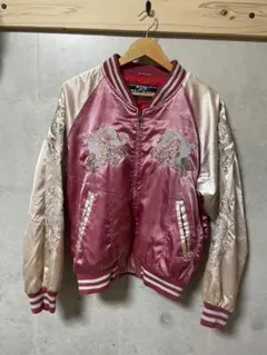 ジャングルストーム スカジャン ピンク フェード