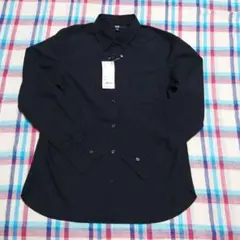 ユニクロ エクストラファイン コットン ブロード シャツ S