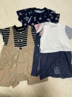 GU ベビー服セット 半袖ロンパース　70.80cm