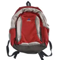 【old adidas】00s アディダス バックパック 赤/グレー