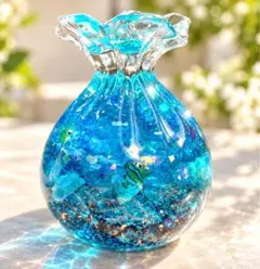 海モチーフ 金魚鉢オルゴナイト