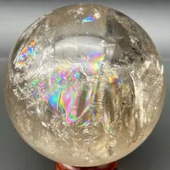 ✳️超激レア✨高品質スフィア✨レインボー ヒマラヤ水晶 煙水晶 丸玉 天然石 原石