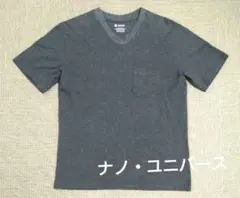 nano universe Anti Soaked VネックTシャツ サイズＬのサムネイル