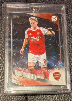 Topps UEFA CL ウーデゴール Arsenal シリアル 4/10