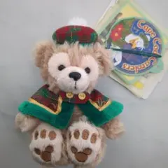 ダッフィー　ぬいぐるみストラップ　ケープコッドクリスマス　ディズニーシー　TDR
