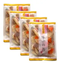 豚汁の具　水煮　１袋150ｇ×４袋　常温保存　時短料理　キャンプ　アウトドアにものサムネイル