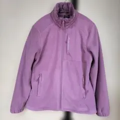 パープル フリースジャケット フルジップ / Outdoorsport