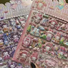 【最終値下げ‼︎超お得‼︎】マイメロ クロミ シナモン 各2シートセット3点セット