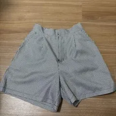 earth music&ecology チェックショートパンツ