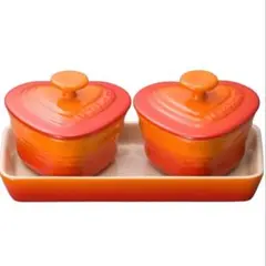 ル・クルーゼ　Le Creuset 耐熱容器 プチ・ラムカン・ダムール・セット