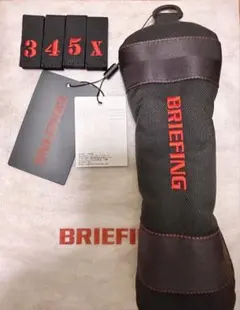 新品ブリーフィング　ユーティリティ　ヘッドカバー　ブラック