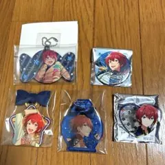 あんスタ　朱桜司　アクリルキーホルダー　缶バッジ　まとめ売り