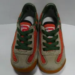 パトリックPATRICK超限定キッズ用スニーカーマラソン色オレンジ14.0㎝美品