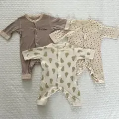 tete a tete 50〜60 ロンパース　3枚セット