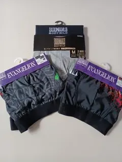 BODY WILD EVANGELION ボクサーパンツ Mサイズ 3枚セットのサムネイル