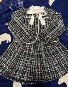ツイードジャケットスカートセット　7y 120