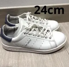 adidas/STANSMITH LUX/白×緑/上級モデル/本革【25cm】 - メルカリ