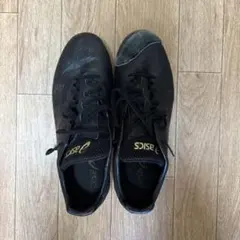 ASICS ブラック スパイクシューズ