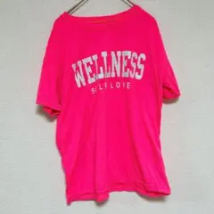 WELLNESS SELF LOVE Tシャツ ピンク【サイズ 160】 半袖