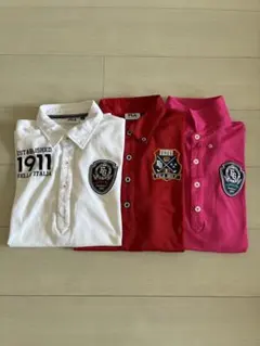 【3枚セット】FILA GOLF ポロシャツ M ゴルフウェア フィラゴルフ