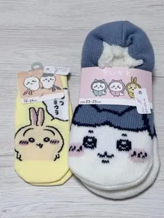 ちいかわ ソックス ハチワレ 23~25cm うさぎ 19~24cm