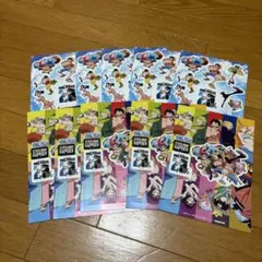 ワンピース25周年シール☆セブンイレブンスタンプラリー、前半5、後半5枚セット