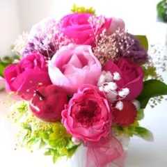 母の日ギフト　ラッピング込　プリザーブドフラワー　フラワーギフト