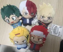 僕のヒーローアカデミア　ちびぐるみ　5体セット