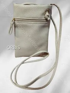 新品◆ORBISオルビス◆スマホショルダーポーチ＊ポシェット＊グレージュ