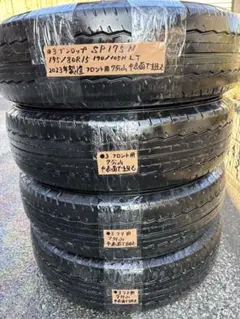 ●3中古ダンロップ　SP175N 195/80R15 LTバン用サマータイヤ4本セット 楽天市場】sp175n 195／80r15の通販