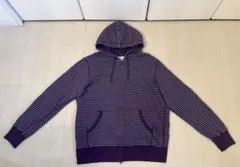 OLD UNIQLO パープルボーダーパーカー