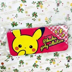 ポケモン　ピカチュウ　缶ペンケース　筆箱　レトロ　新品未使用