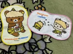 リラックマコリラックマ×LAWSON 節分ミニタオル2枚セット新品未使用