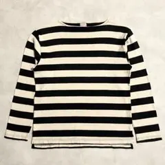 Cushman クッシュマン ボートネック 8分袖 ボーダーTシャツ Mサイズのサムネイル