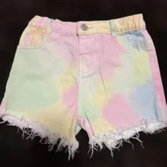 タイダイ柄 ハーフパンツ 7Y