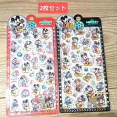 [海外正規品] ボンボンドロップ風　ディズニー　3D立体シール　2枚セット