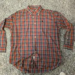 Polo by Ralph Lauren Blake S 赤・青チェックシャツ