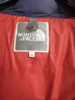 THE NORTH FACE ネイビー レッド ダウンジャケット M