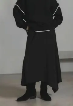 ブラック フレアスカート フリーサイズ　タグ付き新品