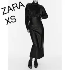 フェイクレザースリットスカートZWCOLLECTION