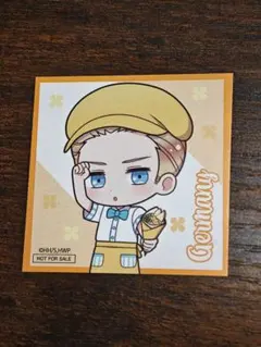 ヘタリア　アモクレープ　特典ステッカー　ドイツ