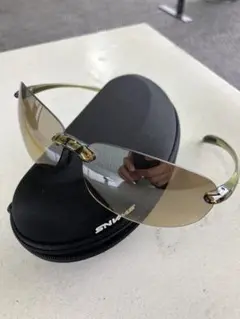 SWANS グリーンフレーム サングラス
