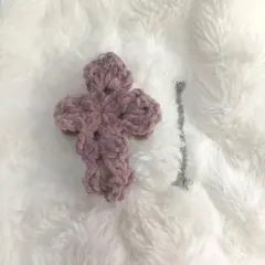 十字架 クロス キーホルダーストラップハンドメイド ピンク Y2K グランジ