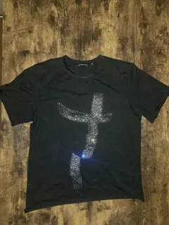 REVENGE ラインストーン Tシャツ ブラック | Mercari